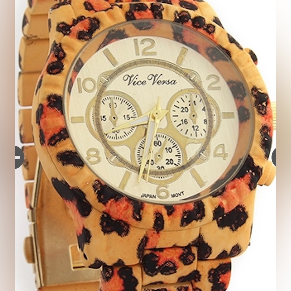 Vice Versa  Stainless Steel Chronograph Style,Japanese Quartz Designer Watch